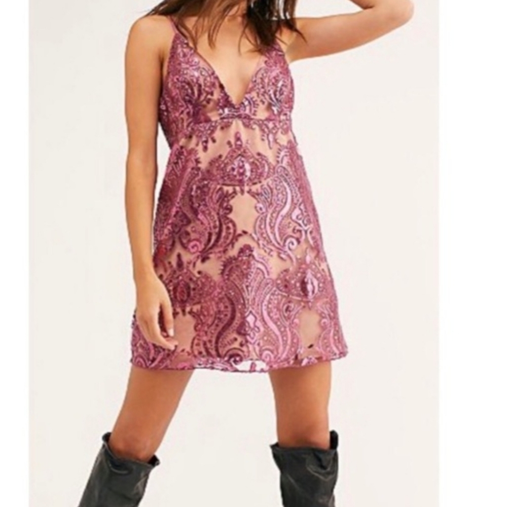 FP Night Shimmers Mini Dress